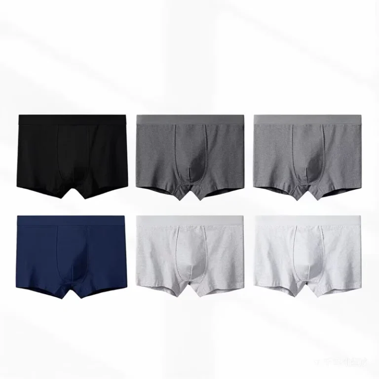 mens-underwear-pure-cotton-7A-antibacterial-boxer-briefs-breathable-plus-size-mens-underwear